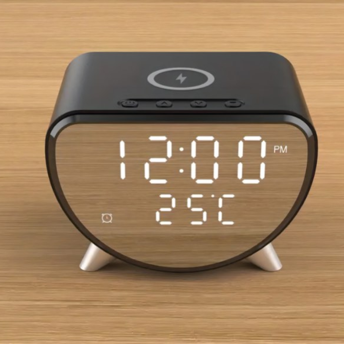 Miniatura 2 de Reloj con cargador inalámbrico parlante